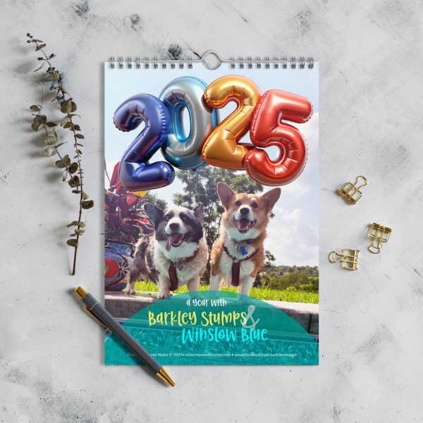 Fun with Barkley & Winslow Wall Calendar (2025) - Image 9